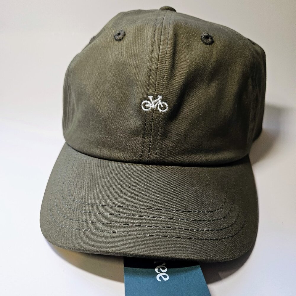 tentree Bike Around Peak Hat - Olive Green